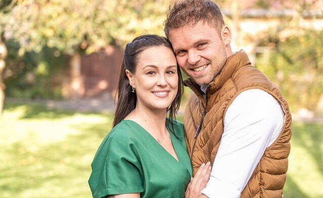 Julia und André im Liebesglück. Foto: RTL / Markus Nass