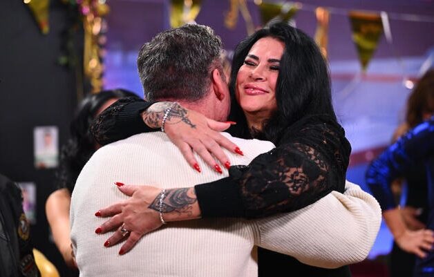 Iris und Peter Klein versöhnten sich bei "Promi Big Brother". Foto: SAT.1